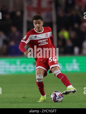 Middlesbrough's Neto Borges in Aktion während des Sky Bet Championship-Spiels zwischen Middlesbrough und Sheffield United am Mittwoch, den 23. Oktober 2024, im Riverside Stadium in Middlesbrough. (Foto: Mark Fletcher | MI News) Credit: MI News & Sport /Alamy Live News Stockfoto