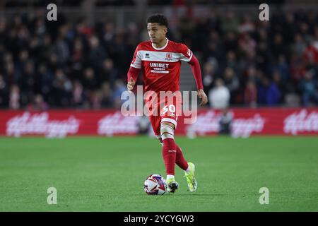 Middlesbrough's Neto Borges in Aktion während des Sky Bet Championship-Spiels zwischen Middlesbrough und Sheffield United am Mittwoch, den 23. Oktober 2024, im Riverside Stadium in Middlesbrough. (Foto: Mark Fletcher | MI News) Credit: MI News & Sport /Alamy Live News Stockfoto