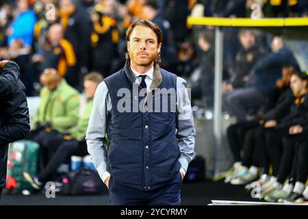 MKM Stadium, Hull, England - 23. Oktober 2024 - während des Spiels Hull City gegen Burnley, EFL Championship, 2024/25, MKM Stadium, Hull, England - 23. Oktober 2024 Credit: Arthur Haigh/WhiteRosePhotos/Alamy Live News Stockfoto