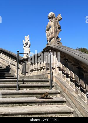 Cinderellas Schuh in der Nähe des Schlosses Moritzburg in Sachsen Stockfoto