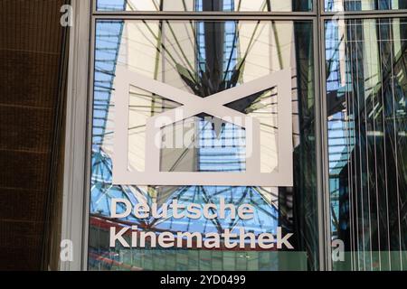 Berlin 2024: Die Deutsche Kinemathek - Museum für Film und Fernsehen ist ein bedeutendes Filmarchiv in Deutschland. Stockfoto