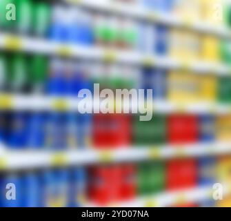 Abstract blur im Supermarkt als Hintergrund Stockfoto