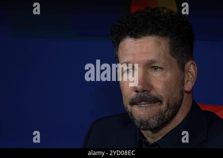 Madrid, Spanien. Oktober 2024. Atletico Madrid verlor heute Abend in der UEFA Champions League 1-3 gegen Lille im Estadio Metropolitano in Madrid. Quelle: D. Canales Carvajal/Alamy Live News Stockfoto