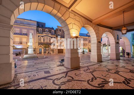 Platz von Dr. Joaquim de Melo Freitas, Aveiro, Portugal Stockfoto