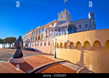 Blick auf den Place du Palais von Monaco Stockfoto