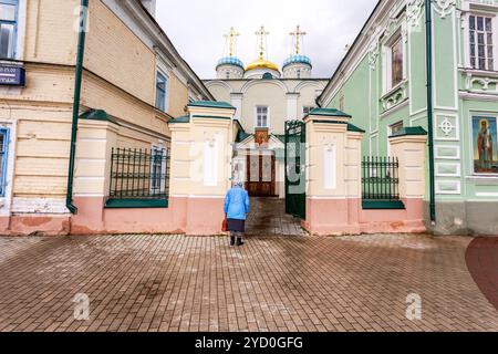Komplex der St.-Nikolaus-Kathedrale in der Bauman-Straße in Kasan Stockfoto