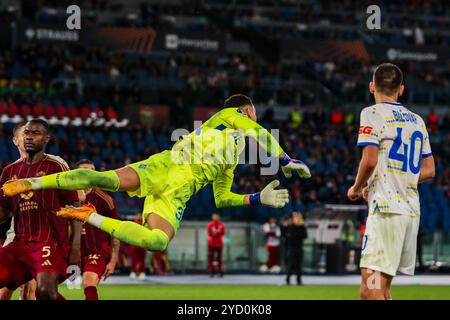 Ruslan Neshcheret von Dynamo Kiew während des Spiels AS Roma gegen FC Dynamo Kiew, Football Europa League in Rom, Italien, 24. Oktober 2024 Stockfoto