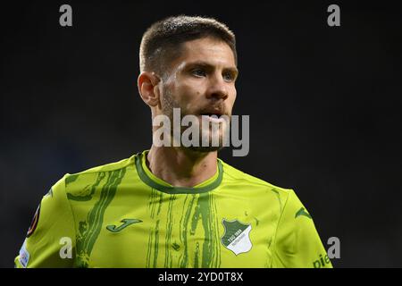 Porto, Portugal. Oktober 2024. Dragao-Stadion, Europa League 2024/2025, FC Porto gegen Hoffenheim; Andrej Kramaric aus Hoffenheim, während des Spiels der UEFA Europa League 2024/2025 zwischen dem FC Porto und Hoffenheim im Dragao-Stadion in Porto am 24. Oktober 2024. Foto: Daniel Castro/DiaEsportivo/Alamy Live News Credit: DiaEsportivo/Alamy Live News Stockfoto