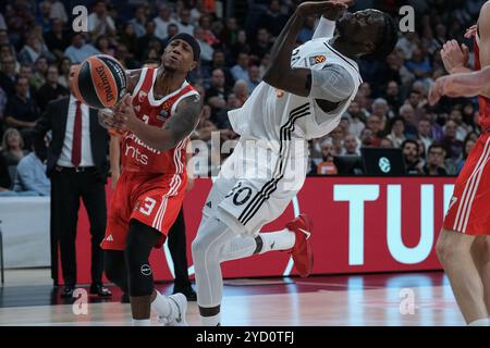 Isaiah Canaan von Real Madrid während des Turkish Airlines EuroLeague-Spiels zwischen Real Madrid und Crvena Zvezda Belgrad im Wizink Center am Oktober Stockfoto