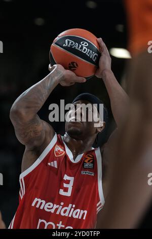 Isaiah Canaan von Real Madrid während des Turkish Airlines EuroLeague-Spiels zwischen Real Madrid und Crvena Zvezda Belgrad im Wizink Center am Oktober Stockfoto