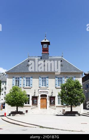 Historisches Haus und altes Hotel de Ville in Villard-de-Lans, Frankreich Stockfoto