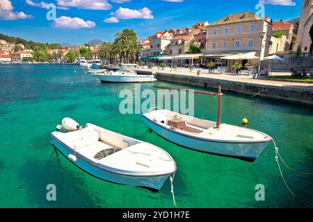 Türkis Waterfront von Cavtat anzeigen Stockfoto