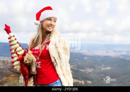 Weihnachten im Juli Weihnachten in den Blue Mountains Stockfoto