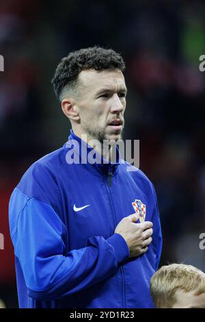 Ivan Perisic beim Spiel der UEFA Nations League zwischen polnischen und kroatischen Nationalmannschaften bei PGE Narodowy (Maciej Rogowski) Stockfoto