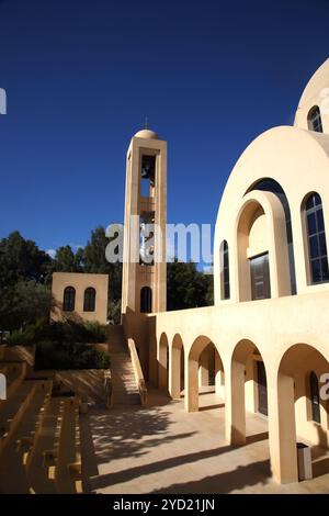 Panagia Faneromeni Griechisch-orthodoxe Kirche und Glockenturm Vouliagmeni Athen Griechenland Stockfoto