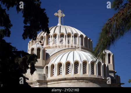 Sveti Konstantin und Helena griechisch-orthodoxe Kirche lazaraki Glyfada Athens Attica Griechenland Stockfoto