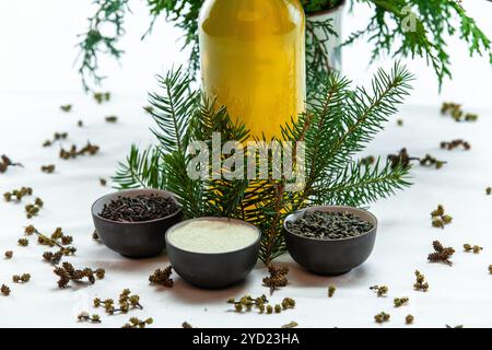 Bio-und gesunde Homebrew Pilz Tee. Stockfoto