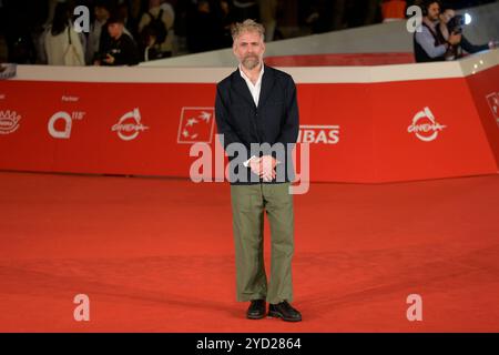 Rom, Italien. Oktober 2024. Cristhopher Andrews besucht den roten Teppich des Films „Bring them Down“ beim Rome Film fest 2024 im Auditorium Parco della Musica. Quelle: SOPA Images Limited/Alamy Live News Stockfoto