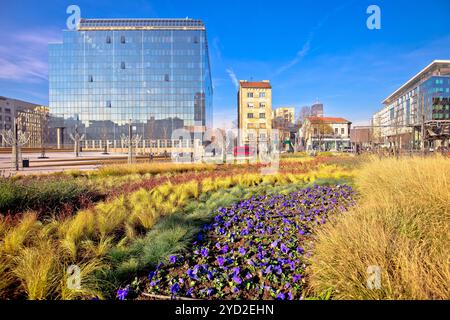 Belgrad. Slavija Platz in Beograd Natur und Architektur Blick Stockfoto