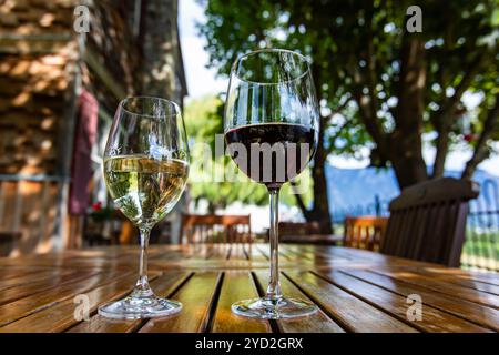 Weingut Weinprobe Tour Stockfoto