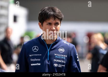 Mexiko-Stadt, Vereinigte Staaten. Oktober 2024. Alexander Albon (Williams Racing, Thailand, #23), MEX, Formel 1 Weltmeisterschaft, Grand Prix von Mexiko City, Autodromo Hermanos Rodriguez, Media Day, 24.10.2024 Foto: Eibner-Pressefoto/Michael Memmler Credit: dpa/Alamy Live News Stockfoto