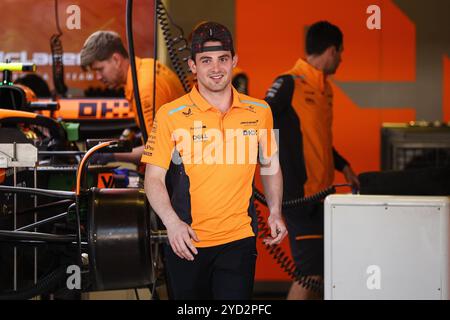 OâWARD Pato (mex), McLaren F1 Team MCL38, Porträt während der Formel 1 Gran Premio de la Ciudad de Mexico 2024, 20. Runde der Formel-1-Weltmeisterschaft 2024 vom 25. Bis 27. Oktober 2024 auf dem Autodromo Hermanos Rodriguez in Mexiko-Stadt Stockfoto