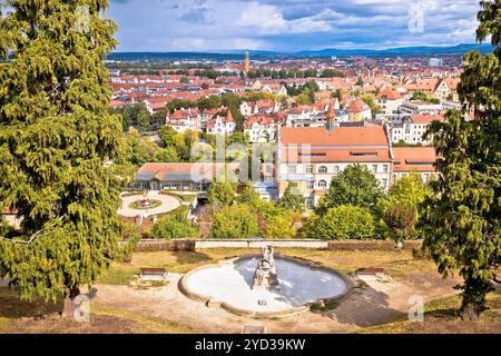 Bamberg. Panoramablick auf Bamberger Landschaft und Architektur, Oberfranken Stockfoto