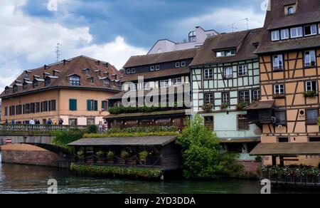 Petite France Viertel von Straßburg, Frankreich Stockfoto