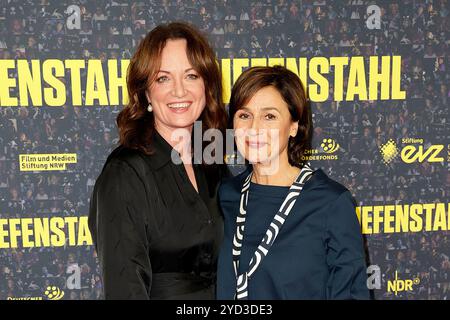 Natalia Woerner und Sandra Maischberger bei der Kino Premiere vom Dokumentarfilm „Riefenstahl“ am 21.10.2024 in Berlin Stockfoto