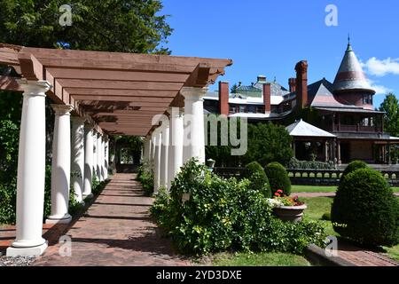 Sonnenberg Gardens & Mansion in Canandaigua, New York Stockfoto