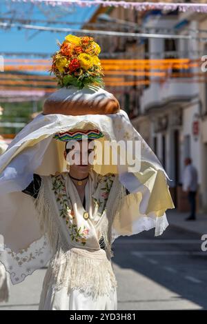 San Gregorio Festival von Pa Beneit in Torremanzanas, La Torre de les Macanes, Alicante, Spanien – Stockfoto Stockfoto