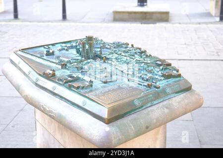 3D-Modell der Kathedrale von York Stockfoto