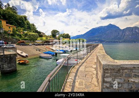 Aussichtspunkt Punta Spartivento in der Stadt Belaggio am Comer See Stockfoto