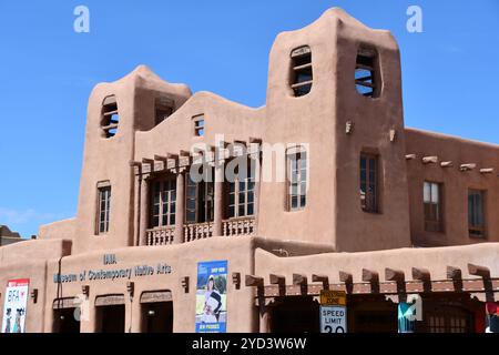 IAIA Museum of Contemporary Native Arts (MoCNA) in Santa Fe, New Mexico Stockfoto