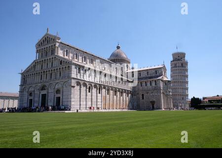 Kathedrale St. Maria der Himmelfahrt auf der Piazza dei Miracoli in Pisa, Italien. Unesco-Weltkulturerbe. Stockfoto