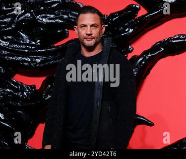 London, Großbritannien. Oktober 2024. Tom Hardy bei Venom: The Last Dance UK Premiere im BFI IMAX in Waterloo, London, Großbritannien (Foto: Cat Morley/SOPA Images/SIPA USA) Credit: SIPA USA/Alamy Live News Stockfoto