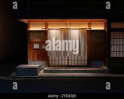 Ein traditionelles Haus in Kyoto, Japan. Stockfoto