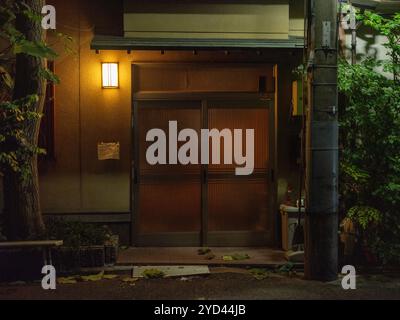 Ein traditionelles Haus in Kyoto, Japan. Stockfoto