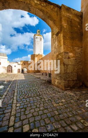 El Jadida, eine historische Stadt mit Stadtmauern an der marokkanischen Küste Stockfoto