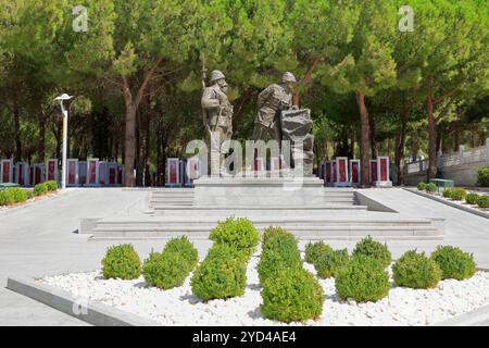 Canakkale, Türkiye-09. September 2024- Canakkale Märtyrergräber. Sie wurde zum Gedenken an die 250.000 Soldaten errichtet, die 1915 im Gallipoli-Krieg starben Stockfoto