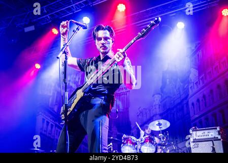 Musikkonzert - The Struts - The Grand Union Tour Jed Elliot und Gethin Davies von The Struts Mailand Fabrique Italien Copyright: XMirkoxFava/TSCKx/xLiveMediax LPM 1573644 Stockfoto