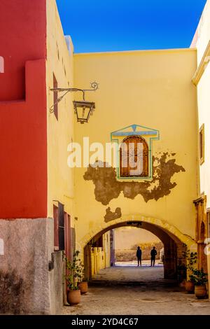 Die Medina der historischen ummauerten Küstenstadt El Jadida, Marokko Stockfoto