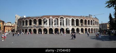 Antike römische Amphitheater Arena in Verona, Italien Stockfoto