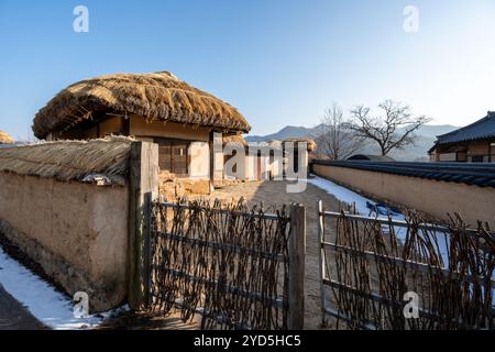 Andong Hahoe Folk Village Stockfoto