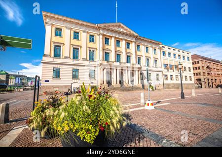 Gustav Adolfs Platz in Göteborg malerische bunte Aussicht Stockfoto