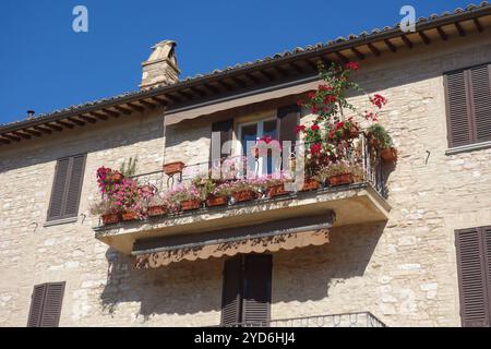 Spello in Italien Stockfoto