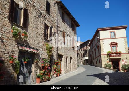 Spello in Italien Stockfoto