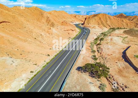 Gerade Straße Stockfoto