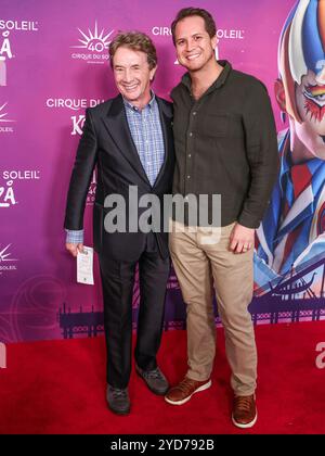 Santa Monica, Usa. Oktober 2024. SANTA MONICA, LOS ANGELES, KALIFORNIEN, USA – 24. OKTOBER: Martin Short kommt bei der Premiere des Cirque du Soleil „KOOZA“ Red Carpet am Santa Monica Pier am 24. Oktober 2024 in Santa Monica, Los Angeles, Kalifornien, USA. (Foto: Xavier Collin/Image Press Agency) Credit: Image Press Agency/Alamy Live News Stockfoto