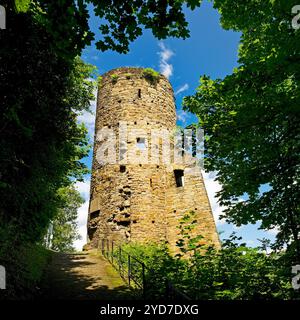 Burg Volmarstein, Wetter, Ruhrgebiet, Nordrhein-Westfalen, Deutschland, Europa Stockfoto